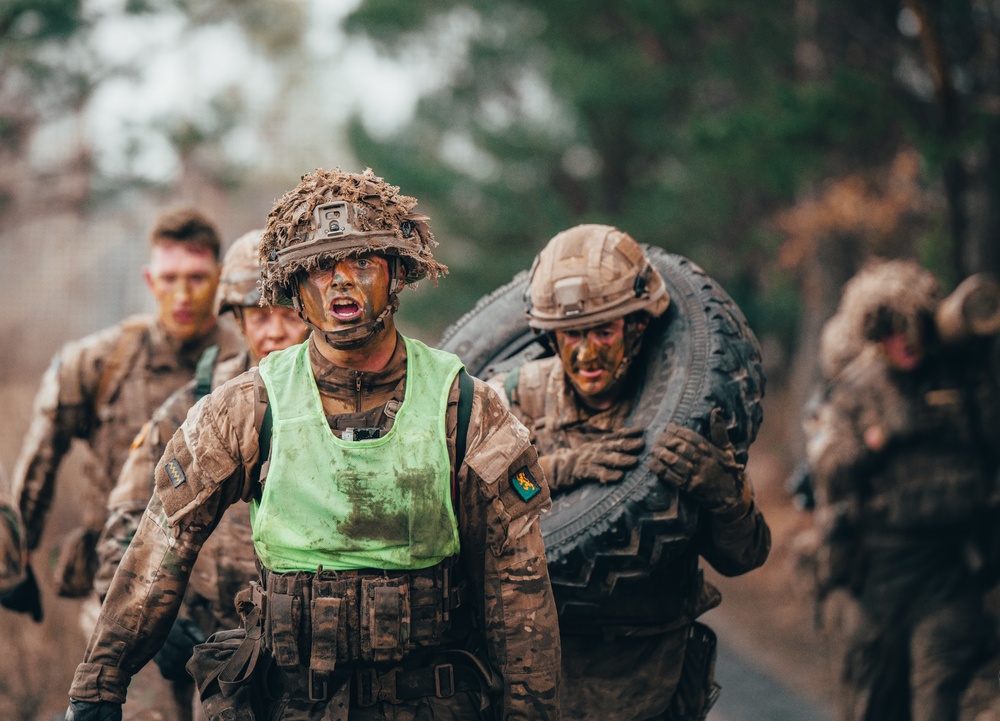 NATO BG-P Soldiers complete a British Army leadership course