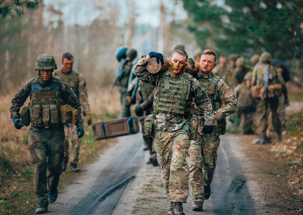 NATO BG-P Soldiers complete a British Army leadership course