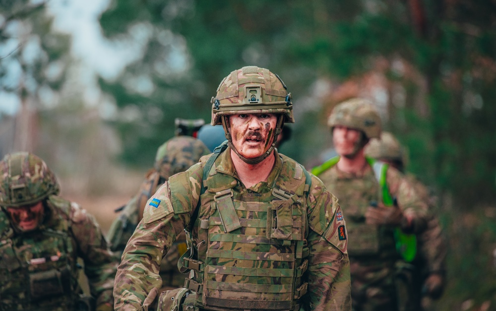 NATO BG-P Soldiers complete a British Army leadership course