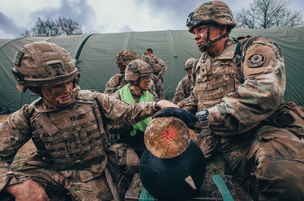 NATO BG-P Soldiers complete a British Army leadership course