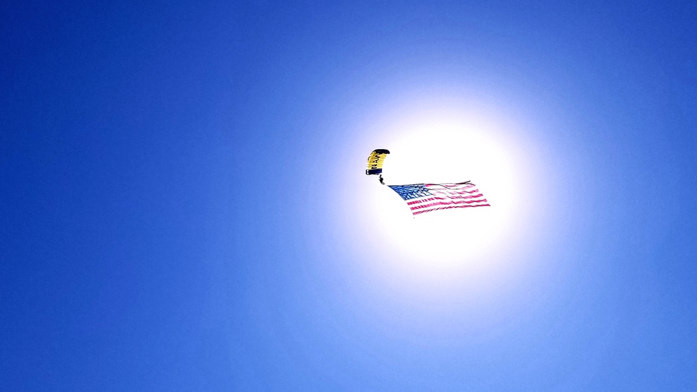 Leap Frog illuminates 'Old Glory'