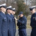Coast Guard honor guard trainees prepare for duty