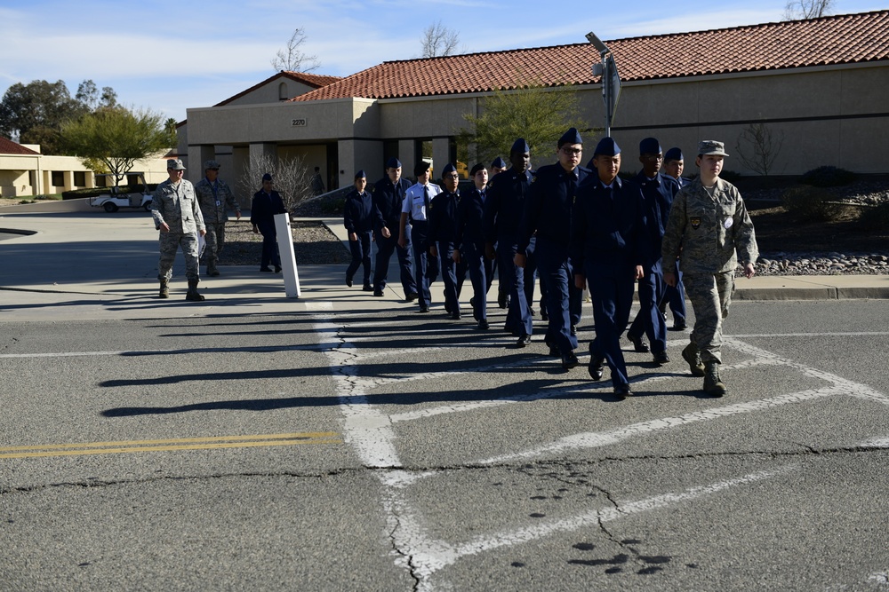 San Jacinto High School Air Force JROTC Tour