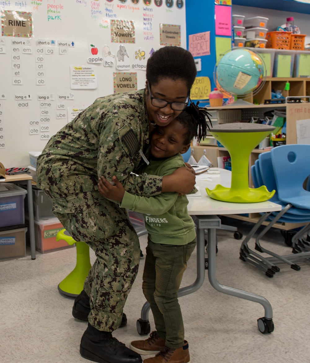 GHWB Sailors Participate in Career Fair