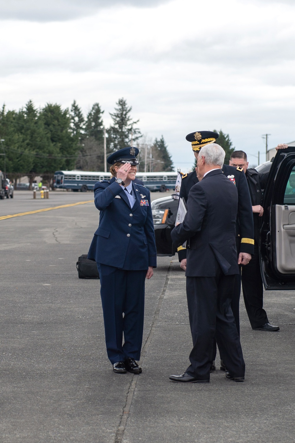 JBLM welcomes Vice President Mike Pence