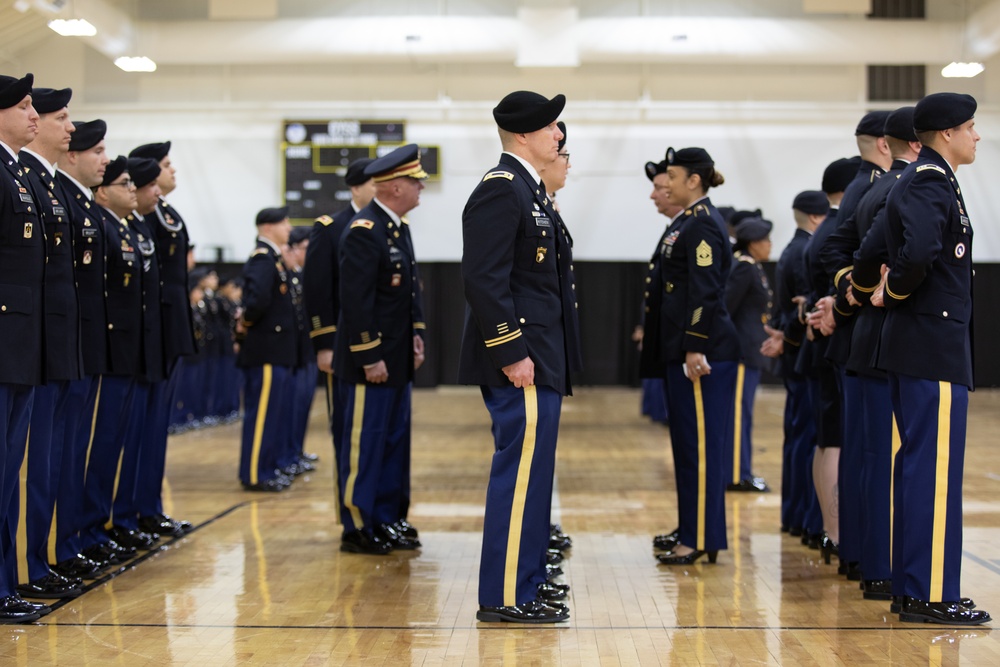 1st TSC Conducts In-Ranks Inspection