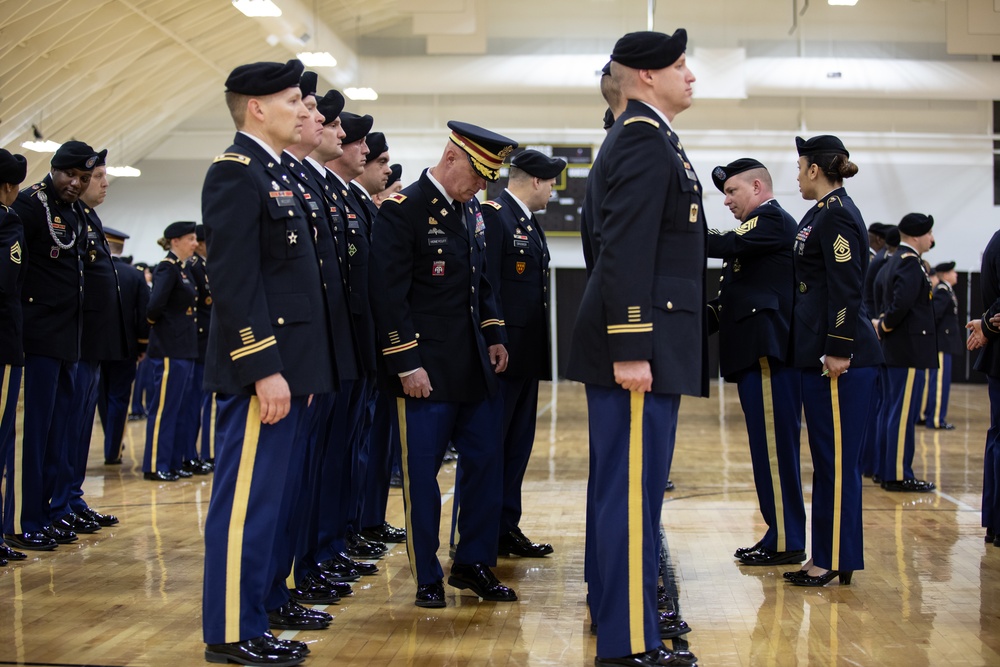 1st TSC Conducts In-Ranks Inspection