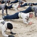 200306-N-TE695-0056 NEWPORT, R.I. (March 6, 2020) Navy Officer Candidate School conducts remedial physical training