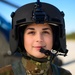 1st Lt. Larissa Fluegel prepares for a flight