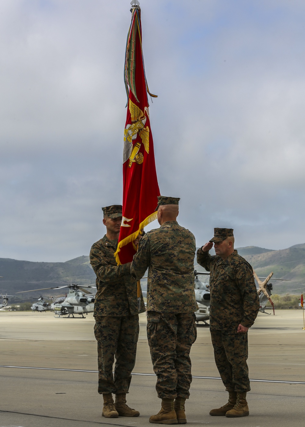 HMLA-169 Change of Command