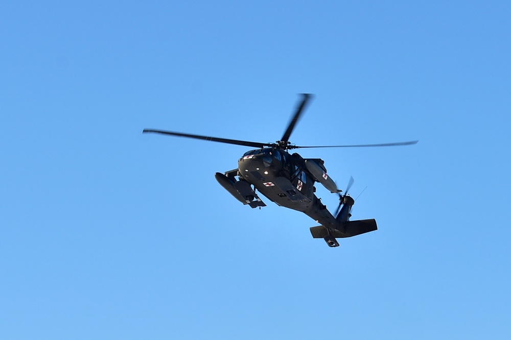 Defenders practice MEDEVAC during readiness exercise