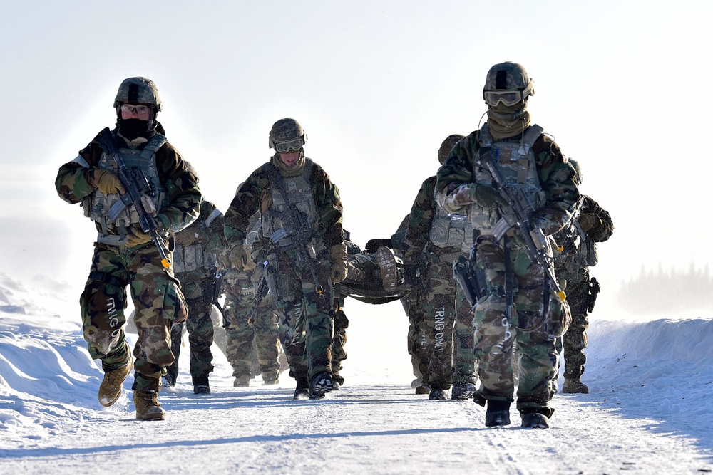 Defenders practice MEDEVAC during readiness exercise