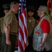 Mrs. Barbara Mathews becomes an Honorary Marine