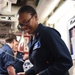 USS Blue Ridge Sailors Collect Mail