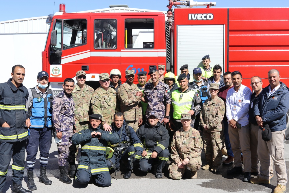 Joint Training Center-Jordan partners with Civil Defence Department for emergency response training