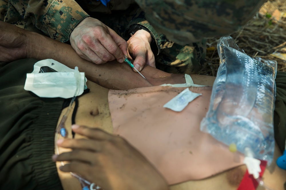 Cobra Gold 20: 31st MEU Sailors, Royal Thai Navy rehearse medical procedures