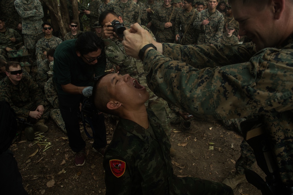 Cobra Gold 20: 31st Meu Marines, Royal Thai Marines conduct bilateral jungle survival training