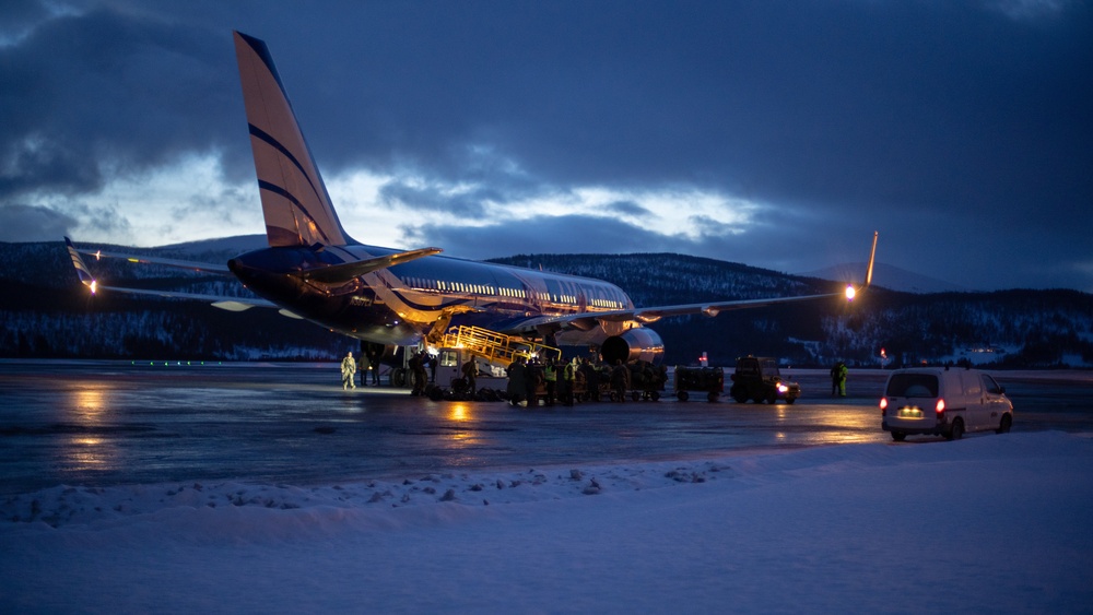 CLB-451 Arrives at Evenes Airfield