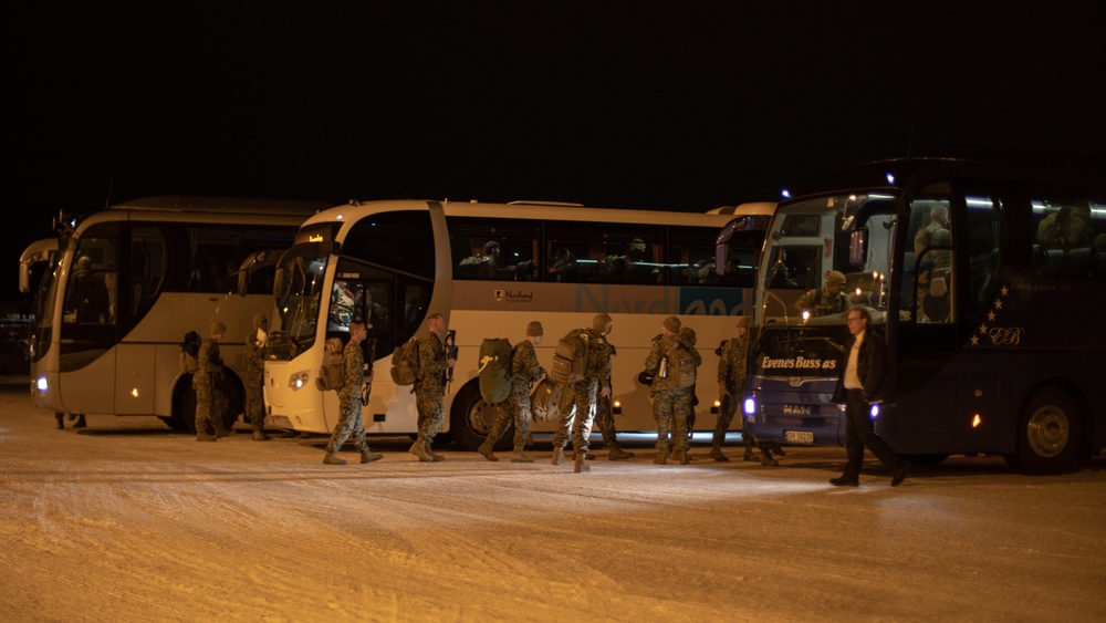 CLB-451 Arrives at Evenes Airfield