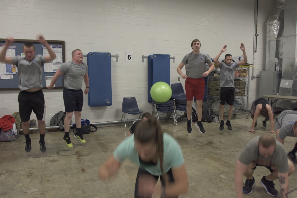 183d Student Flight Performing PT