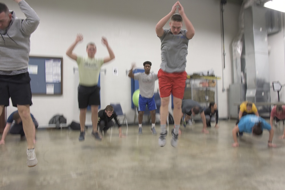 183d Student Flight Performing PT