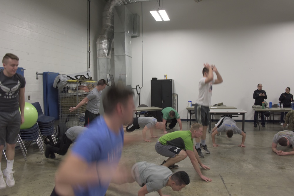 183d Student Flight Performing PT