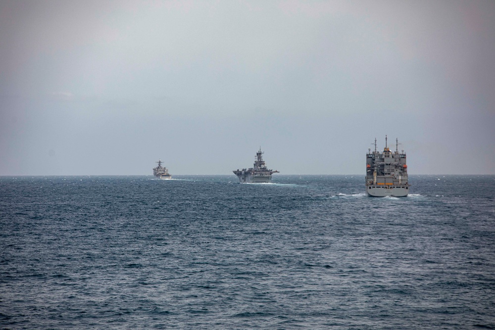 BATARG tranits through the Strait of Hormuz