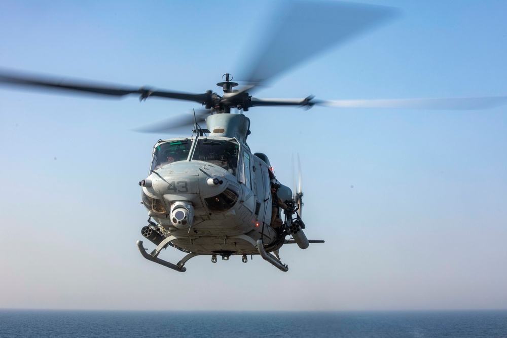 New York conducts flight operations