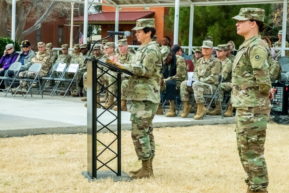 Fort Bliss Mobilization Brigade Transfer of Authority