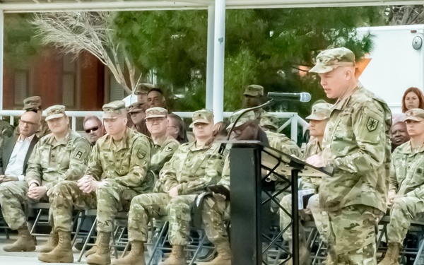 Fort Bliss Mobilization Brigade Transfer of Authority