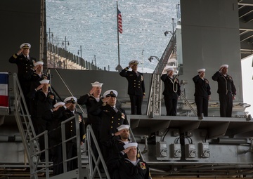 Marine Forces South commander attends ship commissioning ceremony in Virginia