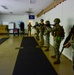 U.S. Navy Seabees with NMCB-5 train on board Camp Shields