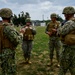 U.S. Navy Seabees with NMCB-5 train on board Camp Shields