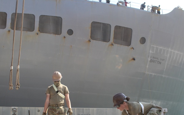 Soldiers Keep Nautical Horizon Afloat