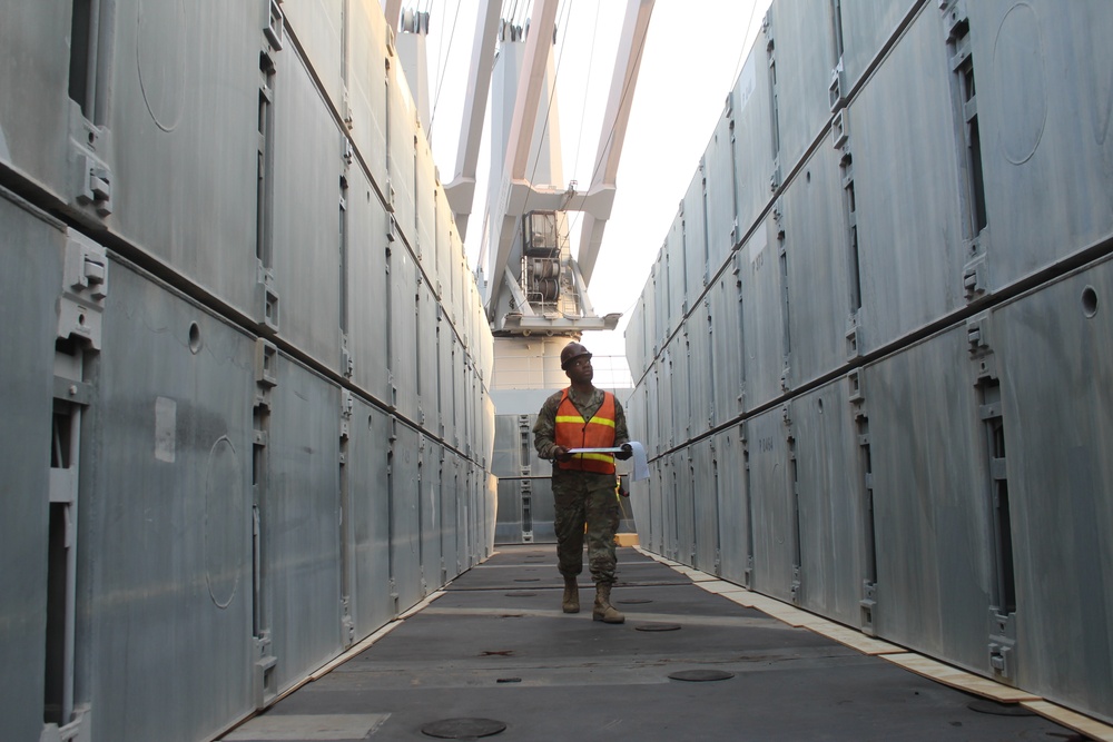 Soldiers Keep Nautical Horizon Afloat