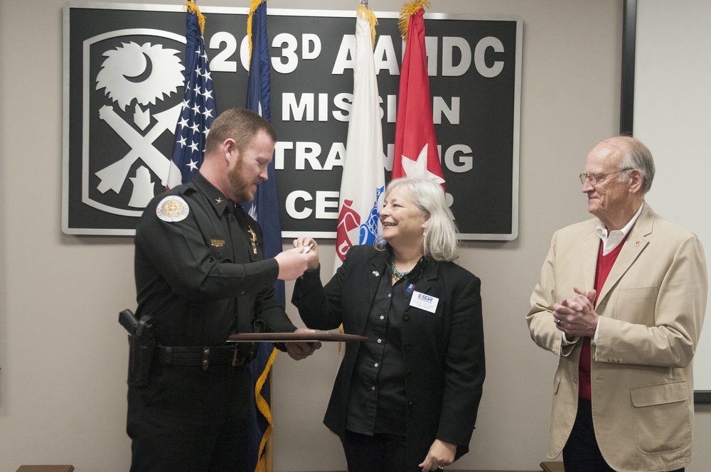 263rd Army Air and Missile Defense Command recognizes civilian employer