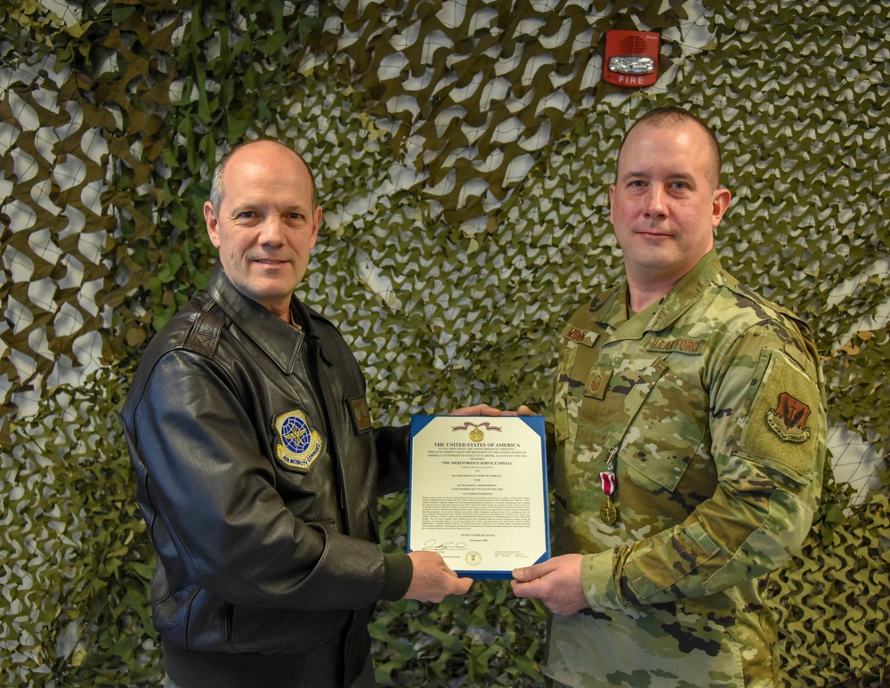 258th Air Traffic Control Squadron Award Ceremony