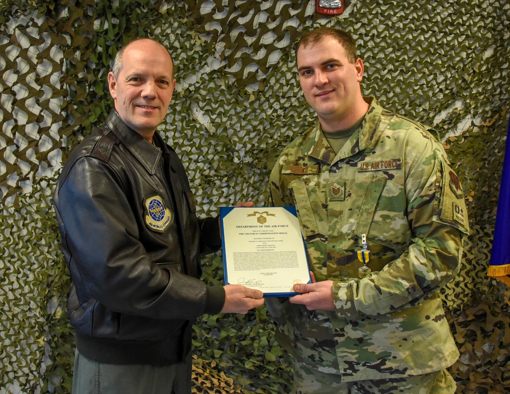 258th Air Traffic Control Squadron Award Ceremony