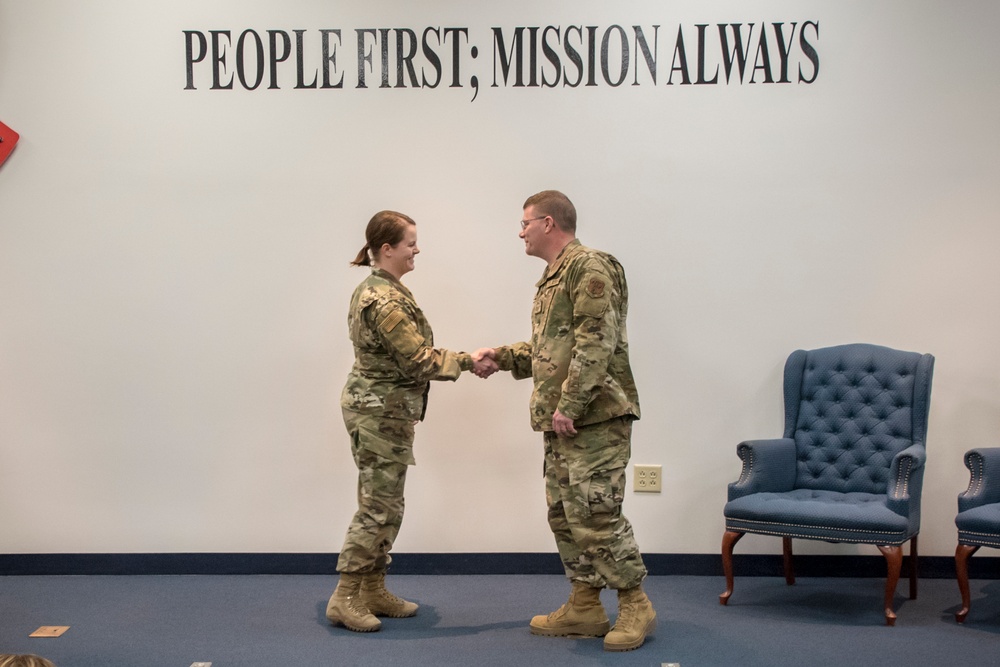 179th Logistics Readiness Squadron Conducts Promotion Ceremony
