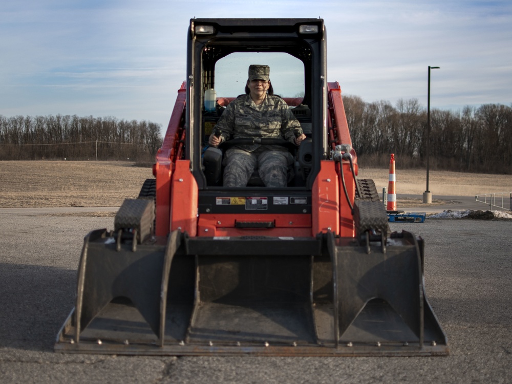 Heavy Machine Operation at the 110th Civil Engineering Squadron