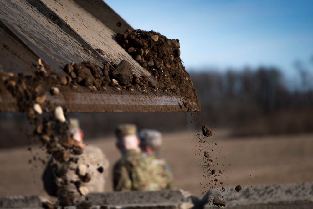 Heavy Machine Operation at the 110th Civil Engineering Squadron