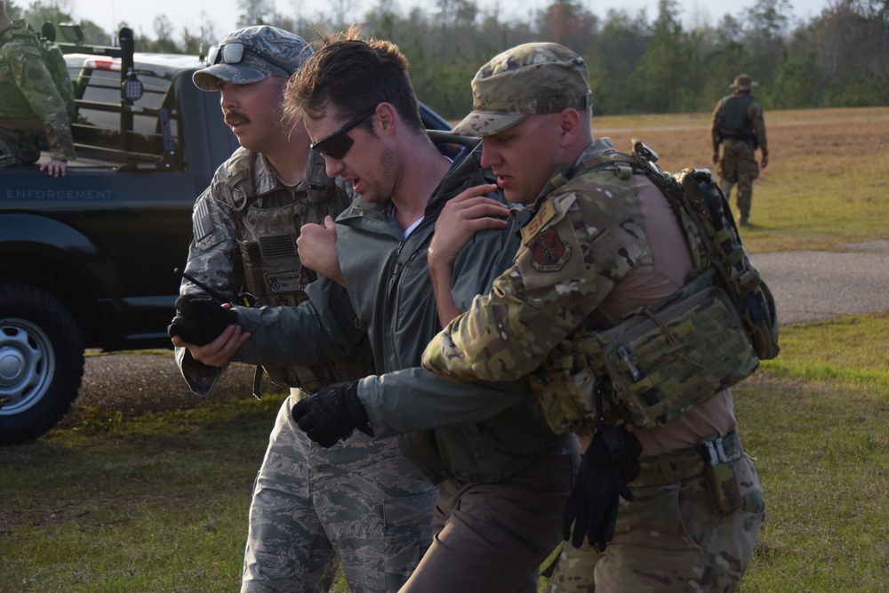 178th security forces squadron leads security execution in Patriot South exercise