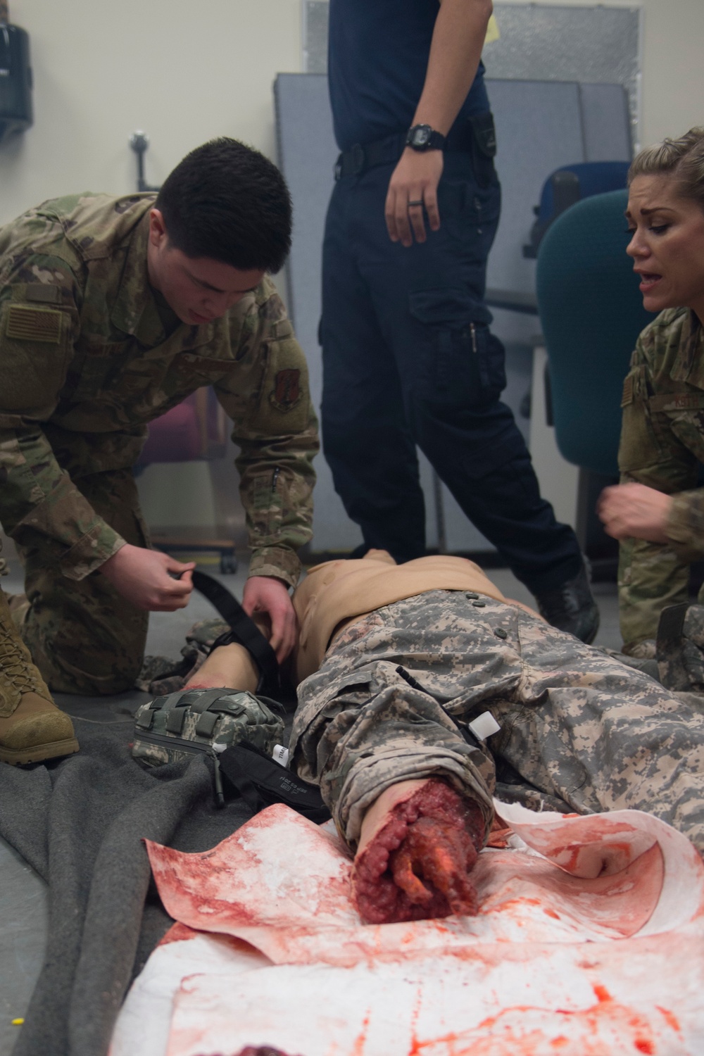 Tactical Combat Casualty Care training with the 124th MDG
