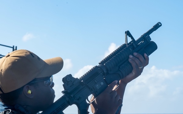 Antietam Sailor Fires Flare