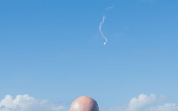 Antietam Sailor Observes Flare