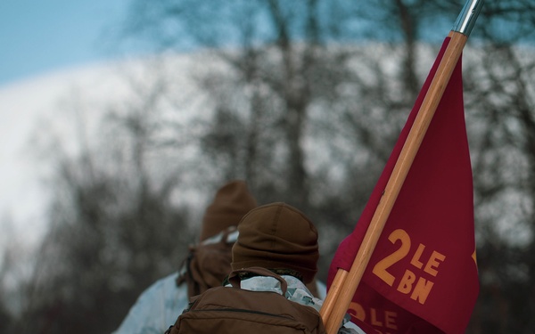 LE Bn Marines brave the cold