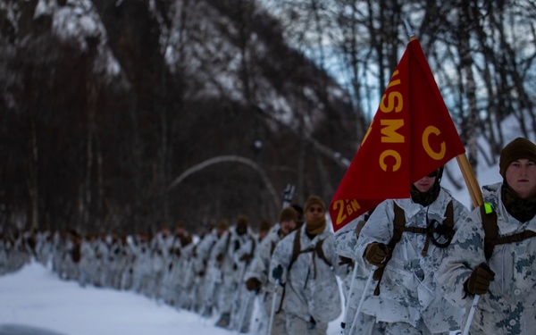 LE Bn Marines brave the cold