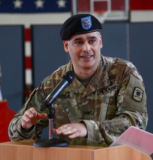 Sergeant Major Douglas Heston and 1st Lieutenant Hayden Florence