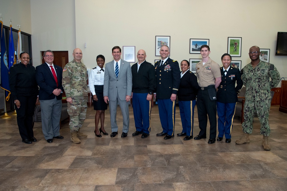 Secretary Esper Visits Walter Reed
