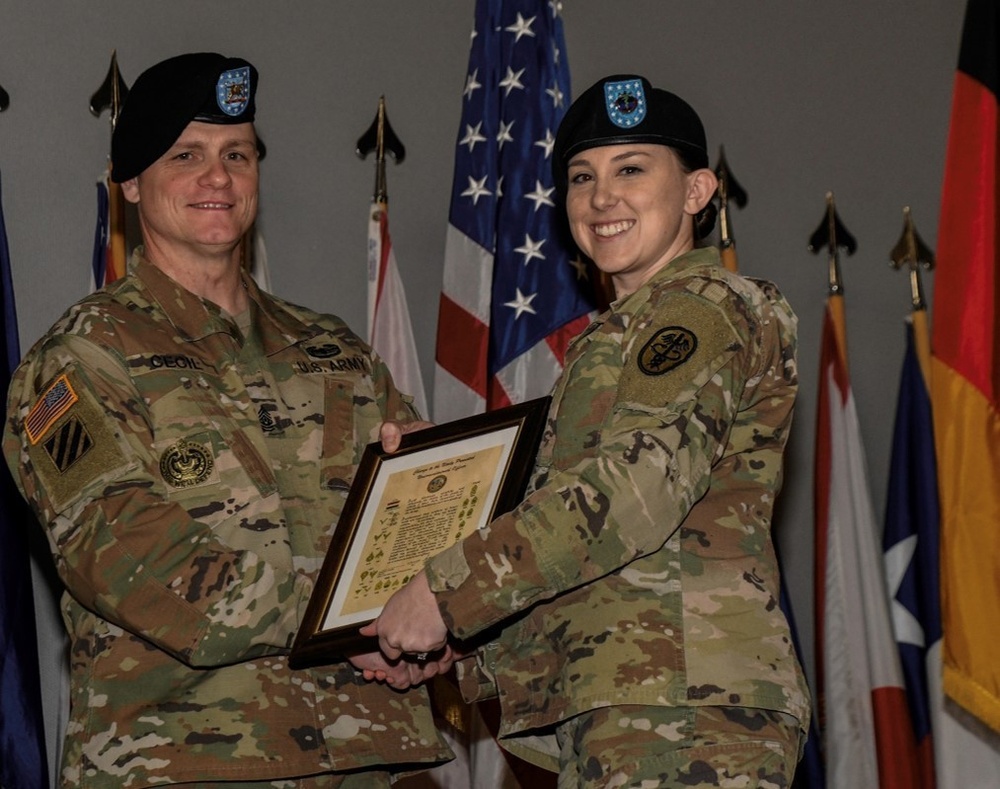 U.S. Army Health Clinic Bavaria NCO Induction Ceremony